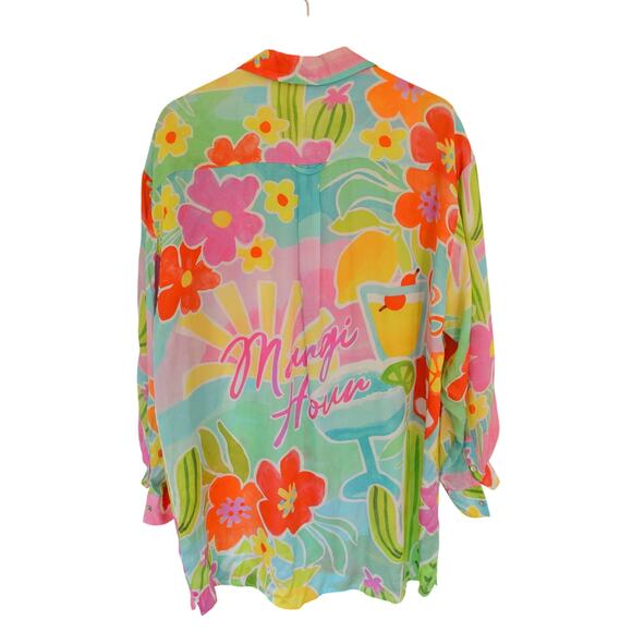 Free People Spell Margi Hour Shirt Dress Size Small - Picture 3 of 5